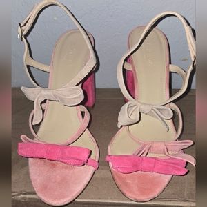 Pink J Crew Heels size 7